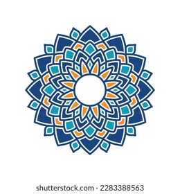Circular pattern in form of mandala. Oriental pattern, vector illustration. Islam, Arabic, Indian, turkish, pakistan, chinese, ottoman motifs