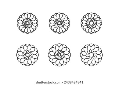 Circular pattern in form of mandala for tattoo, decoration. Decorative ornament in ethnic style.