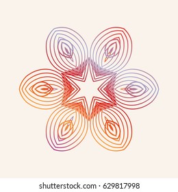 Circular pattern with guilloche