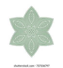 Circular pattern with guilloche for currency, certificate or diplomas