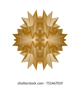 Circular pattern with guilloche for currency, certificate or diplomas