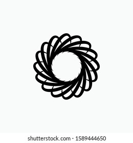 Circular Pattern Icon - Vector, Sign and Symbol for Design, Presentation, Website or Apps Elements.