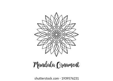 Circular muster mandala art dekoration element