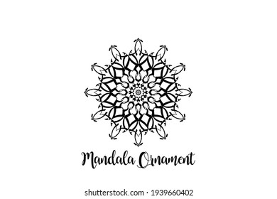 Circular muster mandala art dekoration element