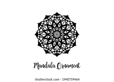 Circular pattern mandala art decoration element