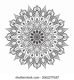 Circular pattern mandala art decoration elements. EPS 10