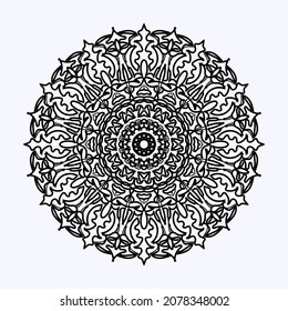 Circular muster mandala Art Dekoration Elemente.