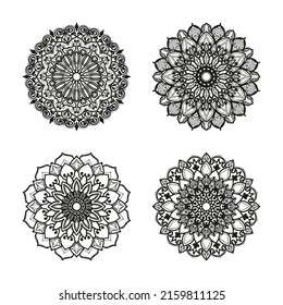 Circular muster mandala Art Dekoration Elemente.