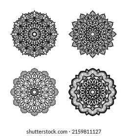 Circular muster mandala Art Dekoration Elemente.