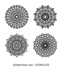 Circular muster mandala Art Dekoration Elemente.