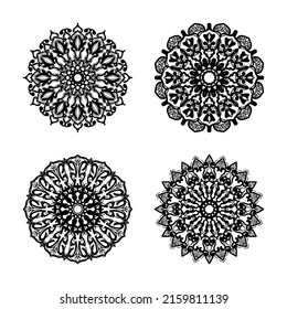 Circular muster mandala Art Dekoration Elemente.