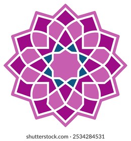 Circular Pattern Mandala Flower Rose Style Vector Lotus Leaves Henna Mehndi Meditation Tattoo Decoration Ornament Ethnic Oriental Coloring Book Page Practice Paint Print Screen Fabric Textile