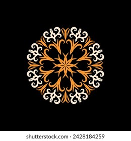 Patrón circular, mandala para Henna, Mehndi, tatuaje, decoración, mandala de lujo