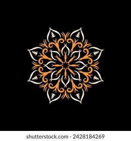 Circular pattern, mandala for Henna, Mehndi, tattoo, decoration, luxury mandala
