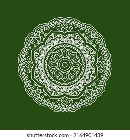 Circular pattern with mandala for mehndi, tattoo,hanna,floral decoration. Decorative ornament in ethnic oriental style.vector EPS10