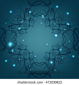 circular pattern, mandala, vector