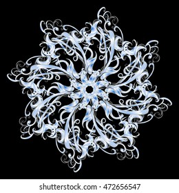 circular pattern mandala, vector