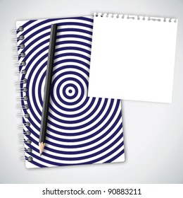 Circular Pattern Notebook Vector