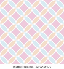 Circular pattern, seamless, creative printing, fabric screening or background images of all kinds
vector work type