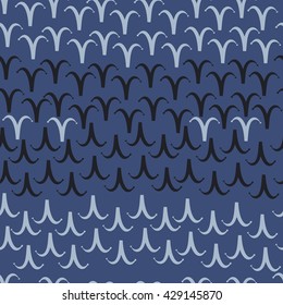 Circular pattern of zodiac signs, doodles,  object,aries, copy space. Hand drawn.