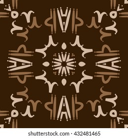 Circular  pattern of zodiac signs, doodles,  object,aries,libra, stripes, spot,star. Hand drawn.