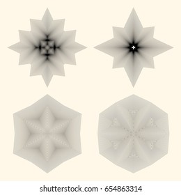 Circular patterns with guilloche for currency, certificate or diplomas