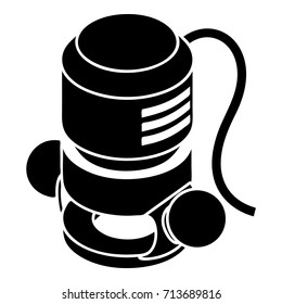 Circular power tool icon. Simple illustration of circular power tool vector icon for web design isolated on white background