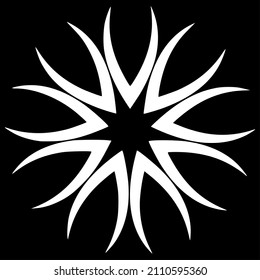 circular repeating tribal vector background