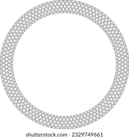 circular reptile scale frame with copy space