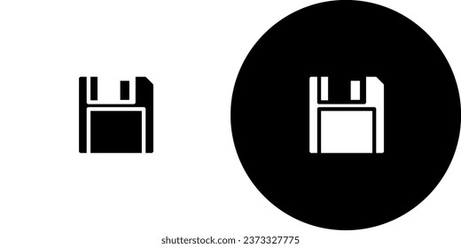 Circular Retro Vintage Tech Technology Store Shop Floppy Disk Diskette Label Logo Template Icon Sign Symbol Badge Vector EPS PNG Transparent No Background Clip Art Vector EPS PNG