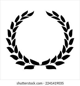 circular rice logo isolated on white background. rice company logos and symbols with unique and various shapes. circular rice logo shapes