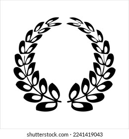 circular rice logo isolated on white background. rice company logos and symbols with unique and various shapes. circular rice logo shapes