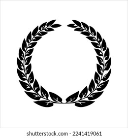 circular rice logo isolated on white background. rice company logos and symbols with unique and various shapes. circular rice logo shapes
