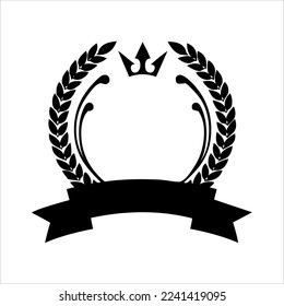 circular rice logo isolated on white background. rice company logos and symbols with unique and various shapes. circular rice logo shapes