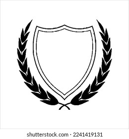 circular rice logo isolated on white background. rice company logos and symbols with unique and various shapes. circular rice logo shapes