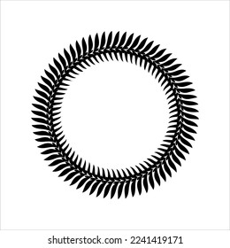 kreisförmiges Reis-Logo einzeln auf weißem Hintergrund. Logos und Symbole der Reisfirma mit einzigartigen und vielfältigen Formen. Logoformen mit kreisförmigem Reis