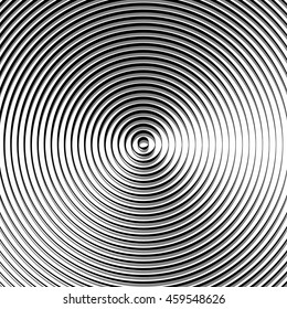 Circular ripple pattern, concentric circles, rings abstract geometric illustration