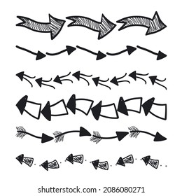 ilustración vectorial de flechas de rotación circular