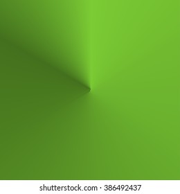 Circular round gradient in shades of green