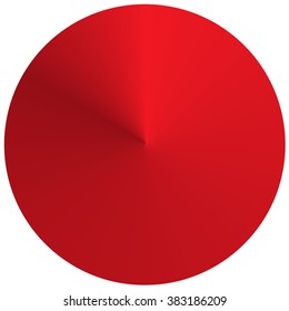 Circular round gradient in shades of red