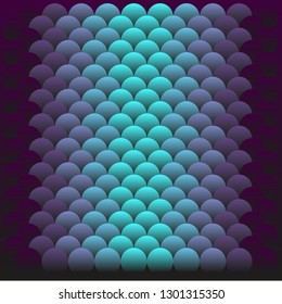 Circular - Round Themed Colorful Background - Vector AI
