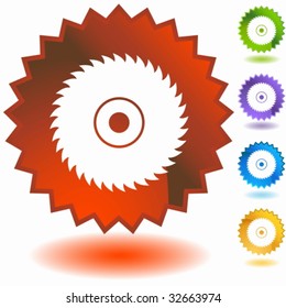 circular saw blade badge