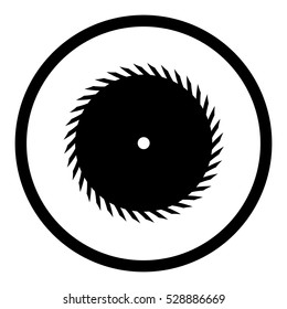 Circular Saw Blade Icon