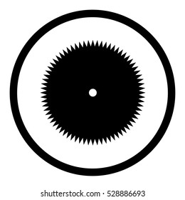 Circular Saw Blade Icon