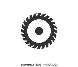 circular saw blade or icon for rotation system