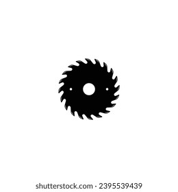 Circular saw blade icon vector graphics