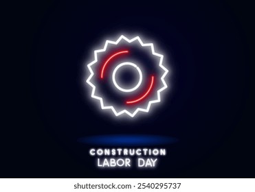 Circular saw blade linear icon. Thin line illustration. Wheel blade. Contour symbol. Vector isolated outline drawing. Editable stroke