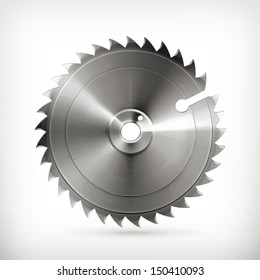 Circular Saw Blade, Vector