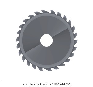 Circular saw blade. vector illustration