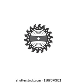 circular saw blade vector logo template for your business